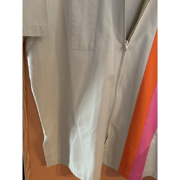 Setlowear Dunkin Donuts 80’s Zip Up Uniform Shirt Rare Unisex Large Lg Spo2dt - Picture 3 of 11